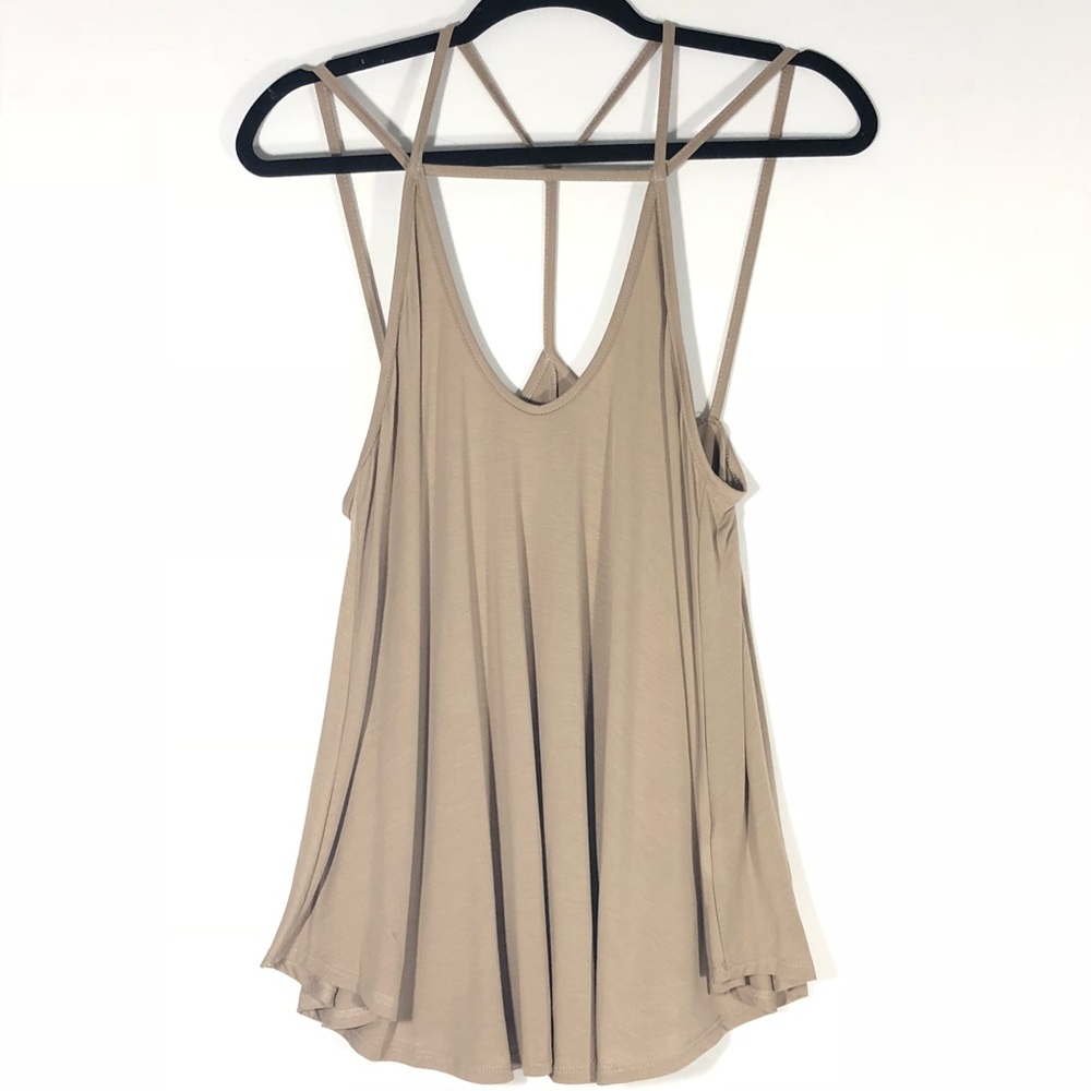 Deep V Flowy Top - Picture 2 of 3